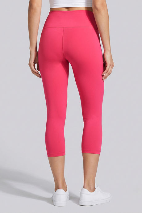 Zelocity Quick Dry Training 3/4th Leggings - Pink Yarrow — image 3